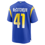 Kooe LA.Rams #41 Cameron McCutcheon Royal Game Jersey