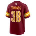 Kooe W.Commanders #38 Chase Edmonds Burgundy Team Game Jersey