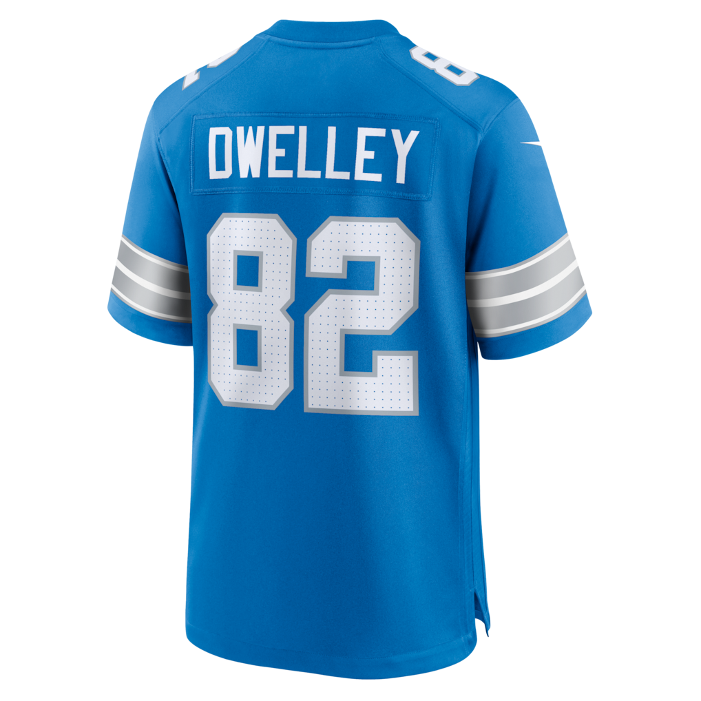Kooe D.Lions #82 Ross Dwelley Blue Team Game Jersey