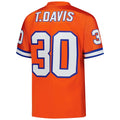 Kooe D.Broncos #30 Terrell Davis Mitchell & Ness Orange 1995 Authentic Throwback Retired Player Jersey