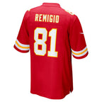 Kooe KC.Chiefs #81 Nikko Remigio Red Team Game Jersey