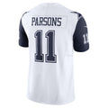 Kooe D.Cowboys #11 Micah Parsons White Alternate Vapor F.U.S.E. Limited Jersey
