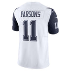 Kooe D.Cowboys #11 Micah Parsons White Alternate Vapor F.U.S.E. Limited Jersey