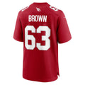 Kooe A.Cardinals #63 Evan Brown Cardinal Team Game Jersey