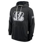 Kooe C.Bengals Black 2026 Salute to Service Sideline Dri-FIT Pullover Hoodie Jerseys