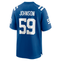 Kooe IN.Colts #59 Buddy Johnson Royal Team Game Jersey