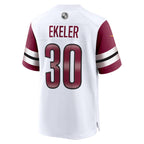 Kooe W.Commanders #30 Austin Ekeler White Game Jersey