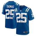Kooe IN.Colts #25 Rodney Thomas Royal Player Game Jersey