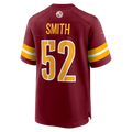 Kooe W.Commanders #52 Preston Smith Burgundy Team Game Jersey