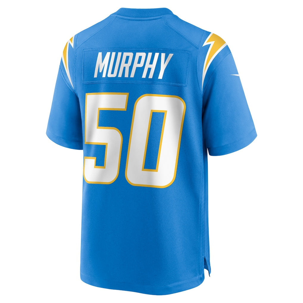 Kooe LA.Chargers #50 Caleb Murphy Powder Blue Team Game Jersey