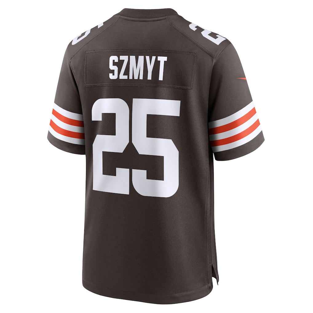 Kooe C.Browns #25 Andre Szmyt Brown Team Game Jersey