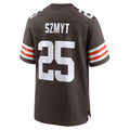 Kooe C.Browns #25 Andre Szmyt Brown Team Game Jersey