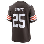 Kooe C.Browns #25 Andre Szmyt Brown Team Game Jersey