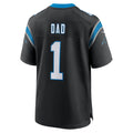 Kooe C.Panthers #1 Dad Black Game Jersey