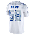 Kooe B.Bills #58 Matt Milano White 2025 Rivalries Collection Limited Jersey