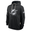 Kooe M.Dolphins Black 2026 Salute to Service Sideline Dri-FIT Pullover Hoodie Jerseys