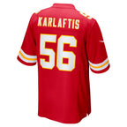 Kooe KC.Chiefs #56 George Karlaftis Red Player Game Jersey