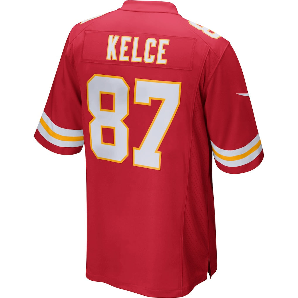 Kooe KC.Chiefs #87 Travis Kelce Red Game Jersey