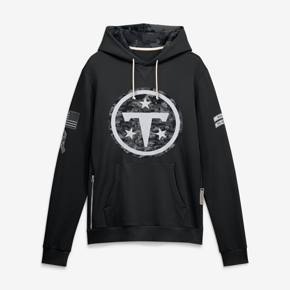 Kooe T.Titans Black 2026 Salute to Service Sideline Dri-FIT Pullover Hoodie Jerseys