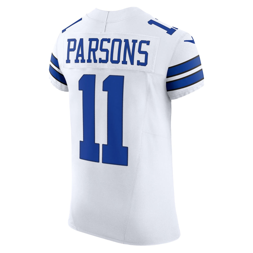 Kooe D.Cowboys #11 Micah Parsons White Vapor F.U.S.E. Elite Jersey