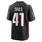 Kooe A.Falcons #41 Ben Sauls Black Team Game Jersey