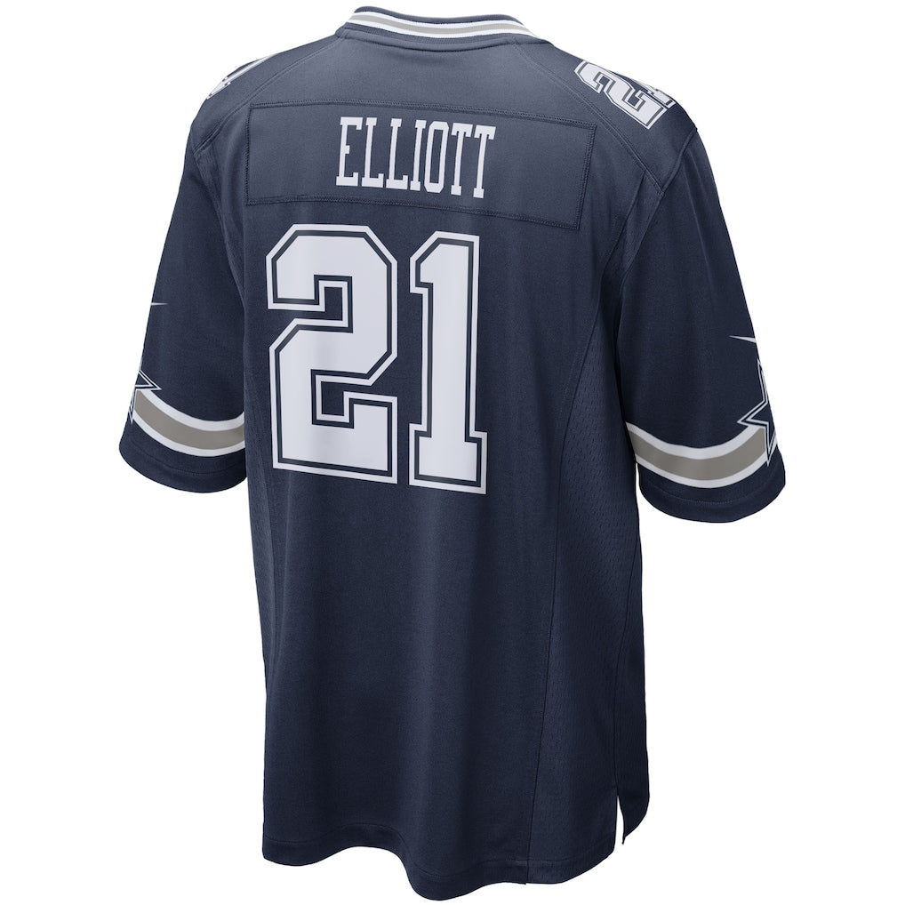 Kooe D.Cowboys #21 Ezekiel Elliott Navy Alternate Game Team Jersey