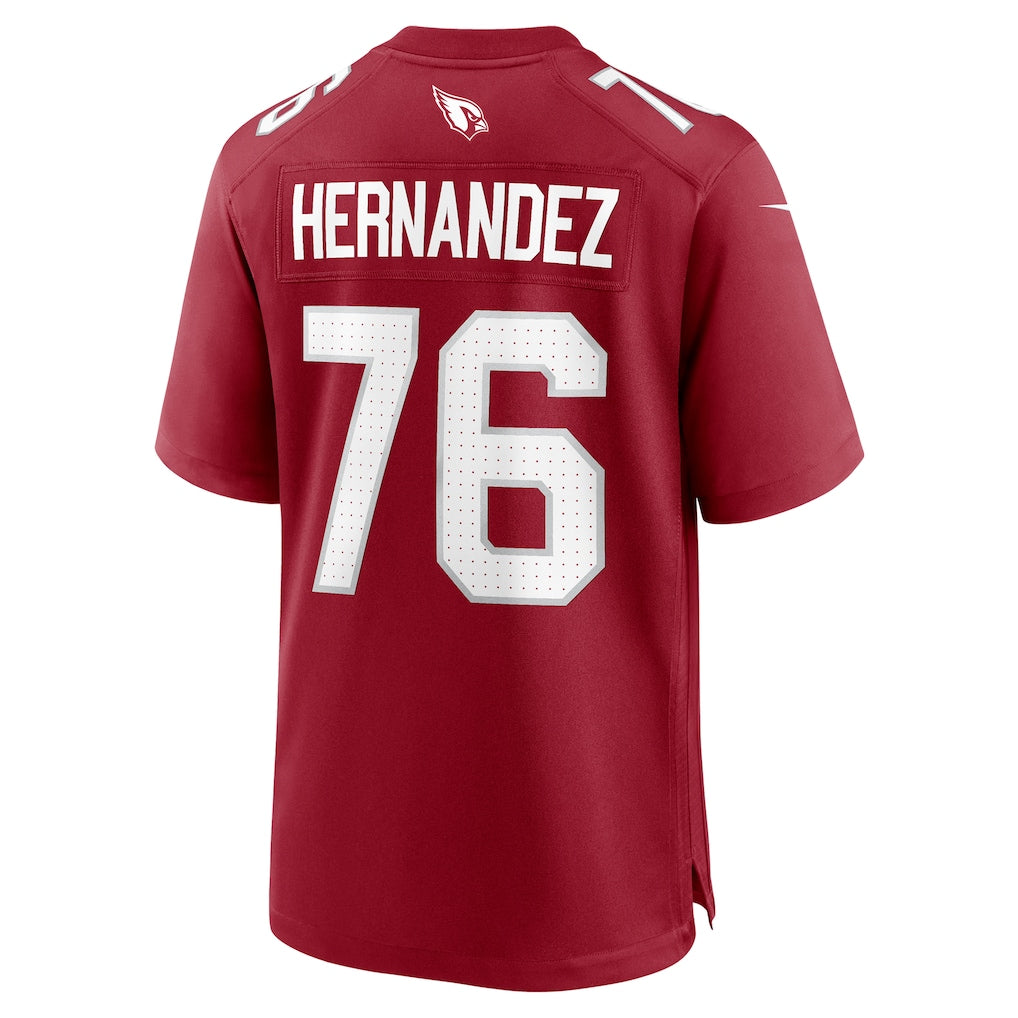 Kooe A.Cardinals #76 Will Hernandez Cardinal Team Game Jersey