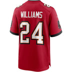 Kooe TB.Buccaneers #24 Cadillac Williams Red Game Retired Player Jersey