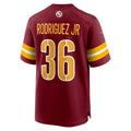 Kooe W.Commanders #36 Chris Rodriguez Jr. Burgundy Team Game Jersey