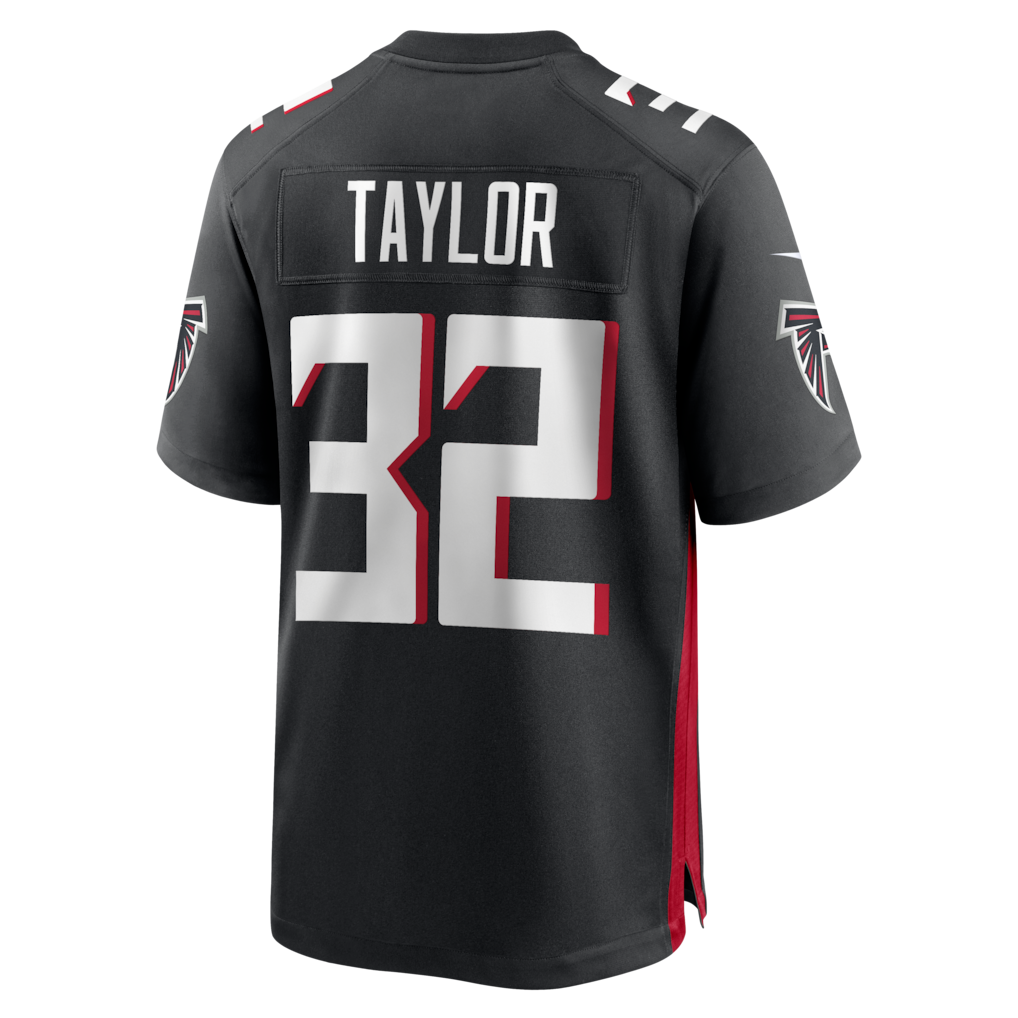 Kooe A.Falcons #32 Keith Taylor Black Team Game Jersey