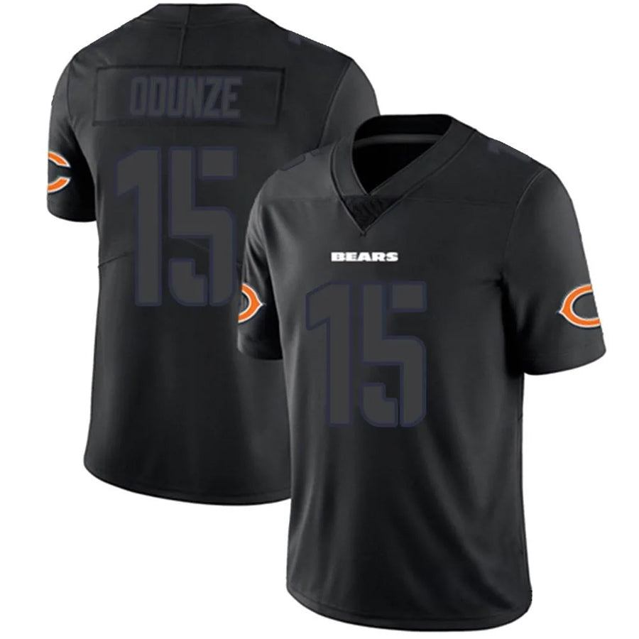 Kooe C.Bears #15 Rome Odunze Player Legend Limited Black Game Stitched Jerseys