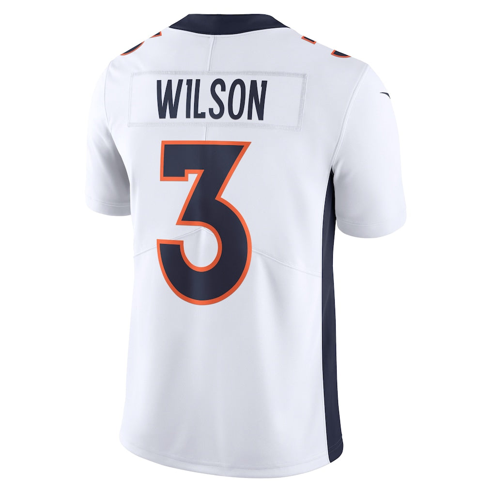 Kooe D.Broncos #3 Russell Wilson White Vapor Untouchable Limited Jersey