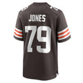 Kooe C.Browns #79 Dawand Jones Brown Team Game Jersey