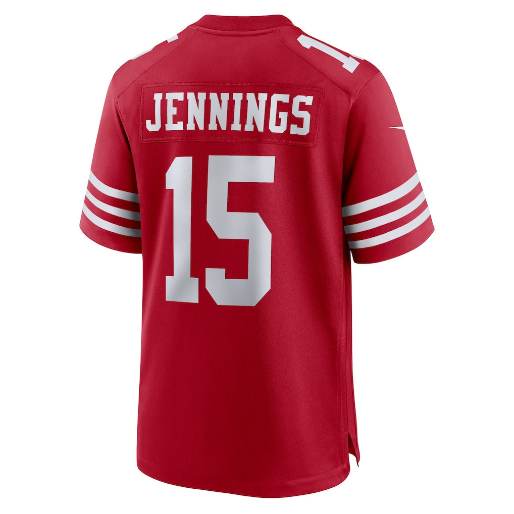 Kooe SF.49ers #15 Jauan Jennings Scarlet Game Jersey