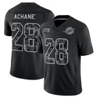 Kooe M.Dolphins #28 De¡¯Von Achane Player Black Limited 2026 Salute to Service Home Game Stitched Jerseys
