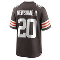 Kooe C.Browns #20 Greg Newsome II Brown Game Jersey