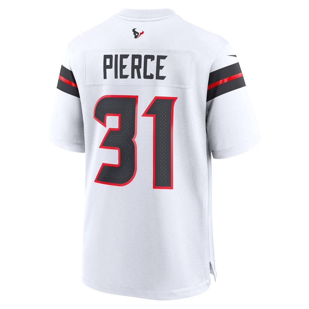 Kooe H.Texans #31 Dameon Pierce White Game Jersey