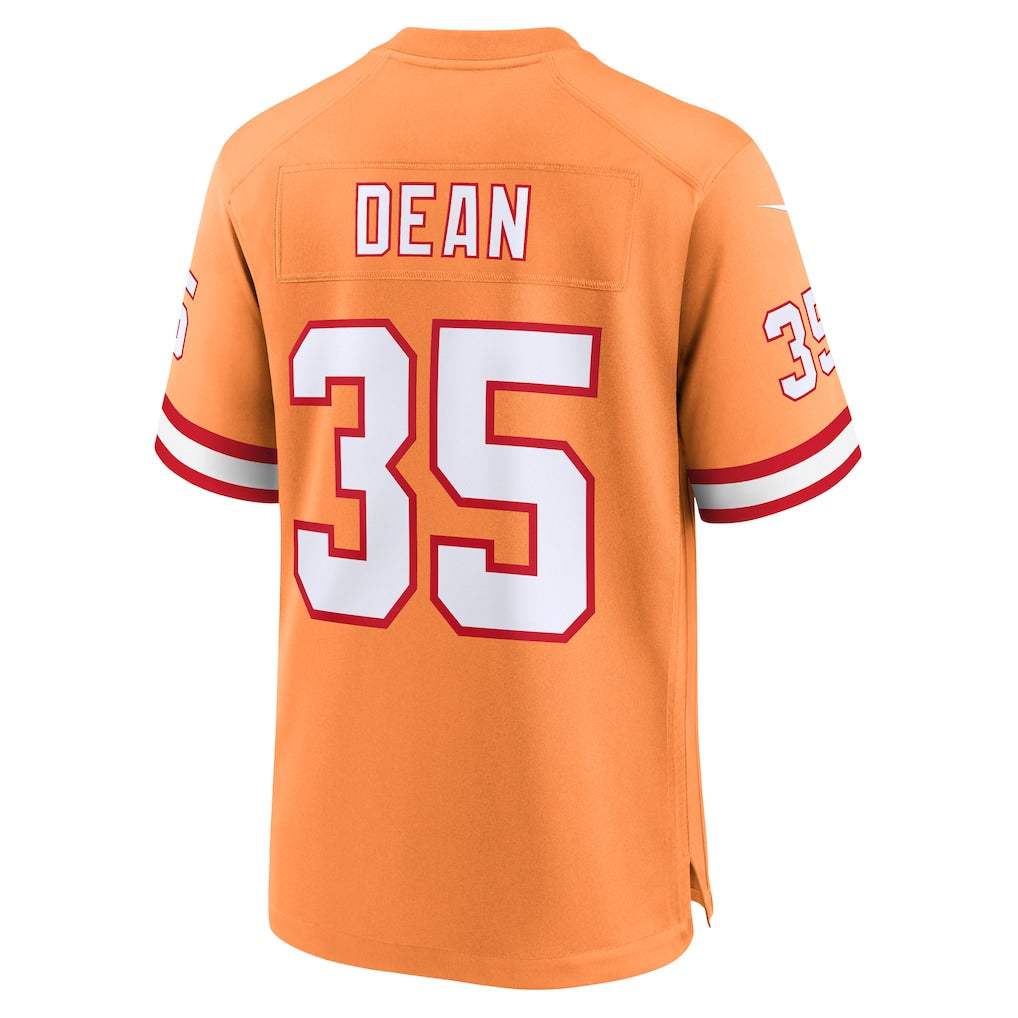 Kooe TB.Buccaneers #35 Jamel Dean Orange Alternate Game Jersey
