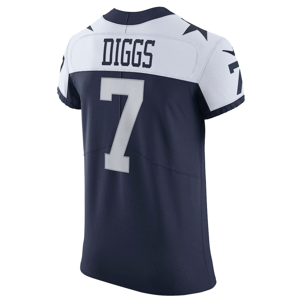 Kooe D.Cowboys #7 Trevon Diggs Navy Alternate Vapor Elite Jersey
