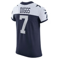Kooe D.Cowboys #7 Trevon Diggs Navy Alternate Vapor Elite Jersey