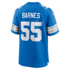 Kooe D.Lions #55 Derrick Barnes Blue Team Game Jersey