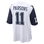 Kooe D.Cowboys #11 Micah Parsons White Alternate Game Team Jersey