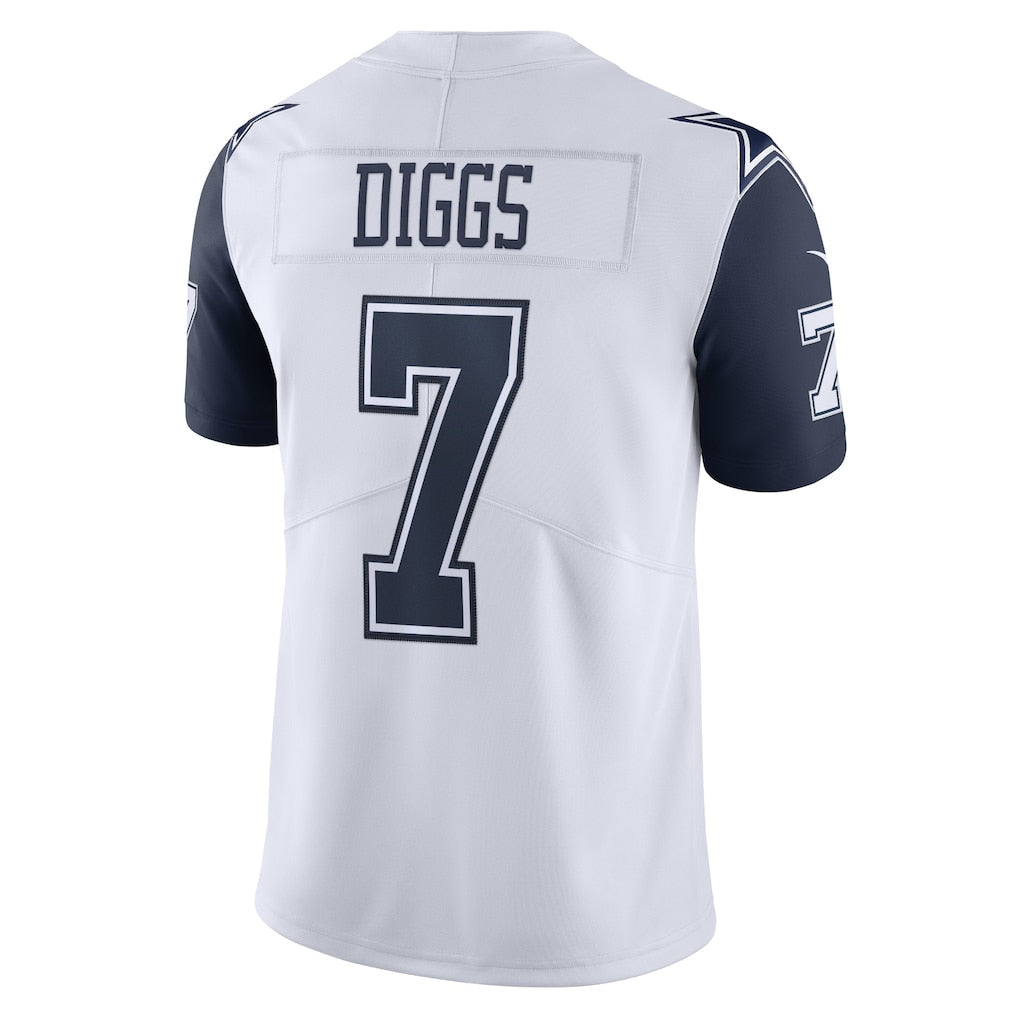 Kooe D.Cowboys #7 Trevon Diggs White Alternate Vapor Limited Jersey