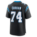 Kooe C.Panthers #74 Jake Curhan Black Team Game Jersey