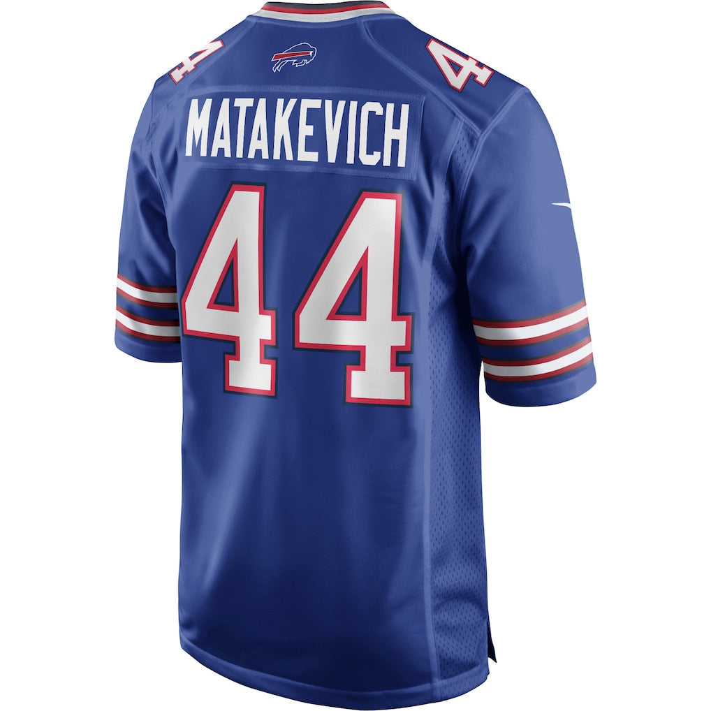 Kooe B.Bills #44 Tyler Matakevich Royal Team Game Jersey