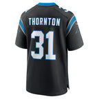 Kooe C.Panthers #31 Corey Thornton Black Team Game Jersey