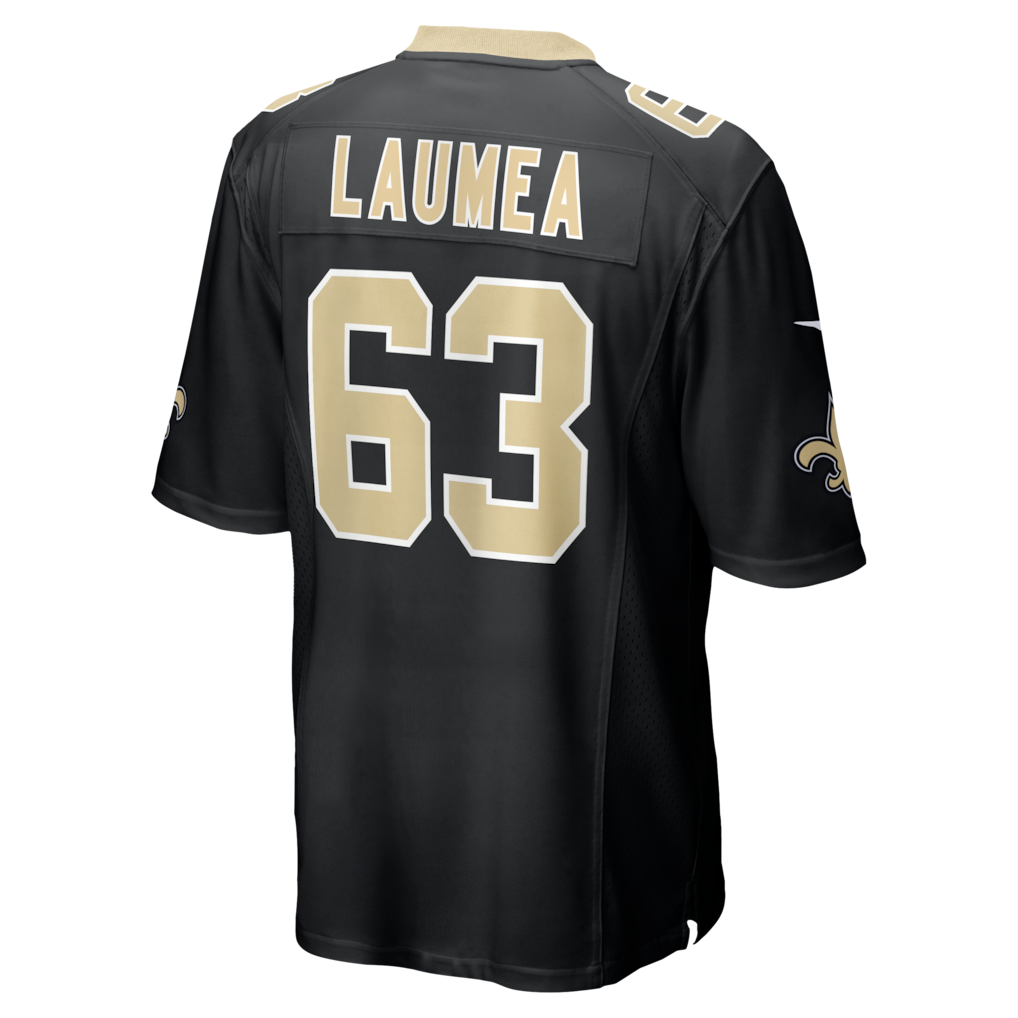 Kooe NO.Saints #63 Sataoa Laumea Black Team Game Jersey
