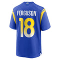 Kooe LA.Rams #18 Terrance Ferguson Royal Team Game Jersey