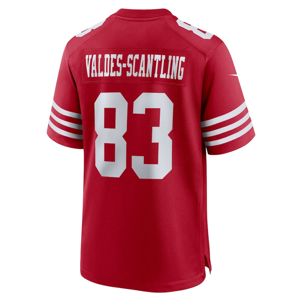 Kooe SF.49ers #83 Marquez Valdes-Scantling Scarlet Team Game Jersey