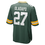 Kooe GB.Packers #27 Kitan Oladapo Green Game Jersey